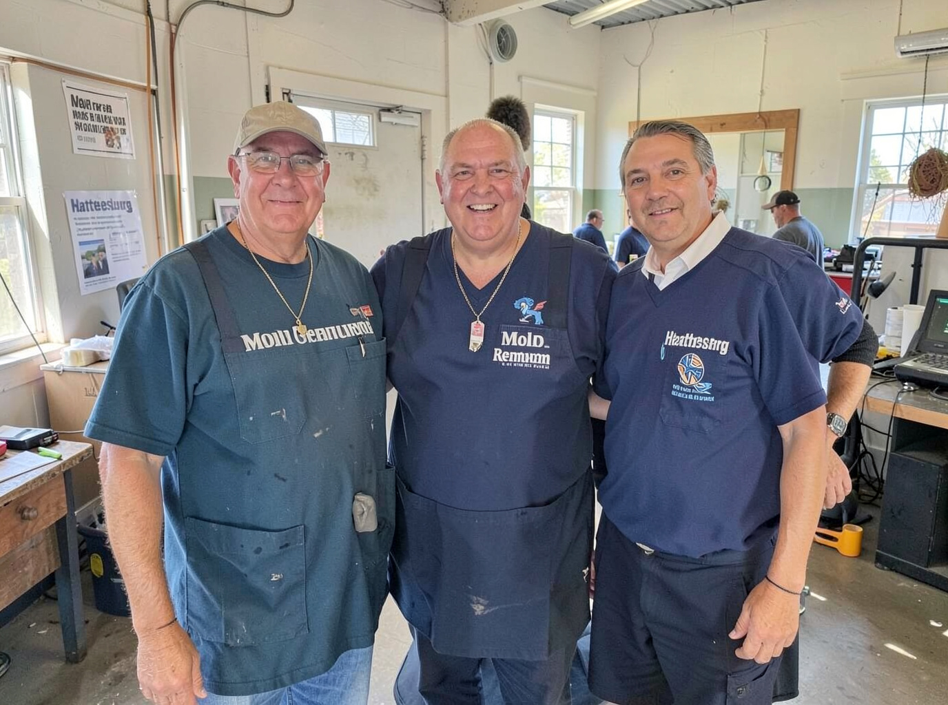 The Healthcare Mold Remediation Pro team at work in Hattiesburg