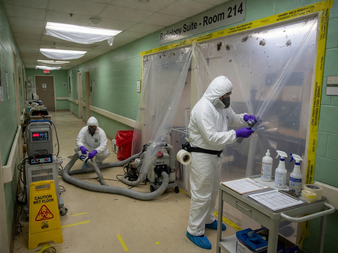 How to Prepare Healthcare Spaces for Mold Remediation in Hattiesburg