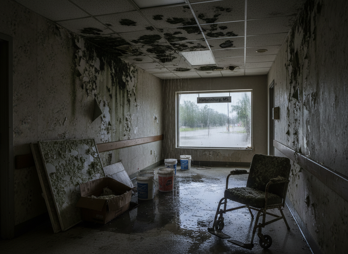 Mold Issues After Heavy Rains in Hattiesburg Healthcare Buildings