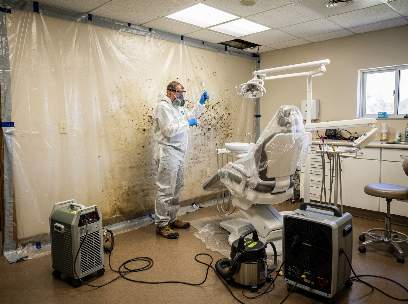 Dental Office Mold Remediation in Hattiesburg, MS